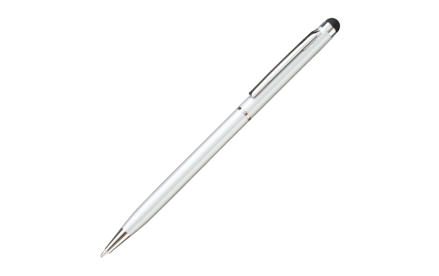 タッチペン付メタルスリムペン オリジナルグッズ ノベルティ製作ならラブエンタ