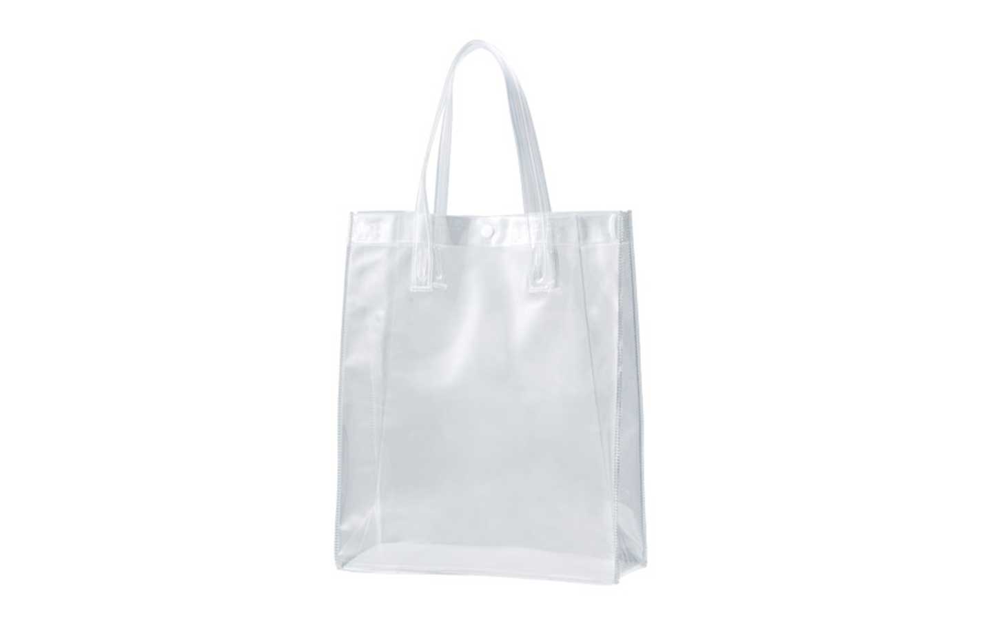 スクエアクリアバッグ A4 A3 オリジナルグッズ ノベルティ製作ならラブエンタ