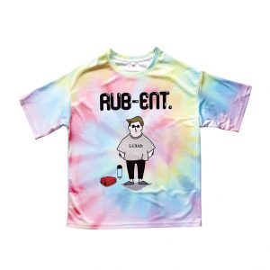 ビッグシルエット全面フルカラーTシャツ